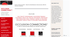 Desktop Screenshot of occlusionconnections.com